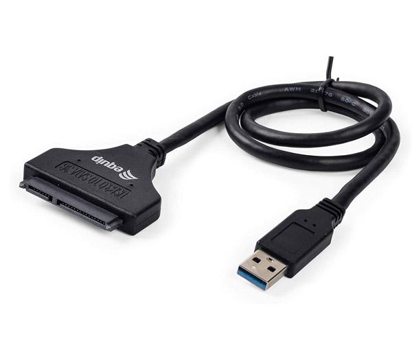 Cable adaptador USB 3.0 a Sata / SSD- HDD 2.5\" / Equip Eq133471