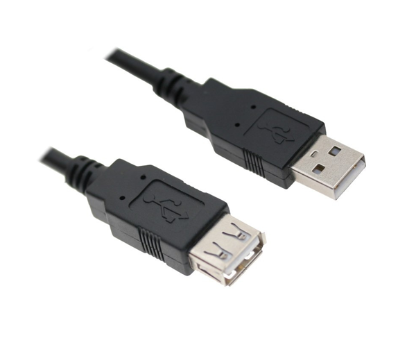 Cable prolongador USB 2.0  M/H  3m / Nanocable / 10.01.0204-bk
