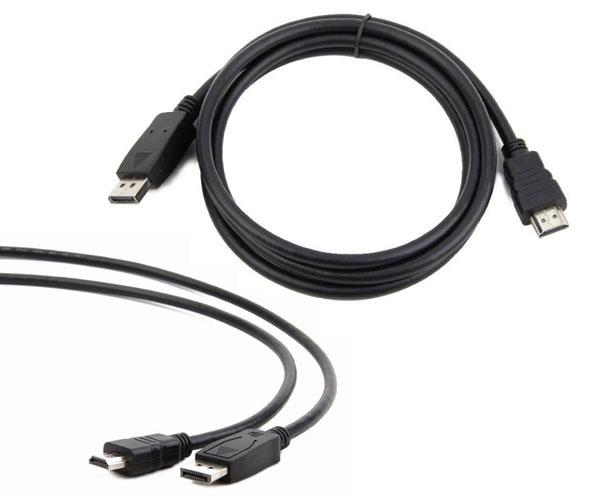 Cable DisplayPort 1.1 a HDMI  M/M 3m / 2K 30hz / Cablexpert cc-dp-hdmi-3m