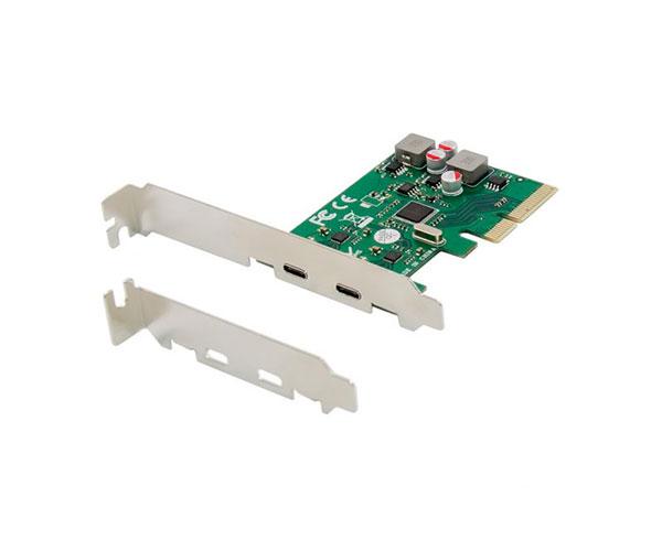 Tarjeta controladora Conceptronic Pci Express Type-C / 2 Puertos / Incluye soporte LP / Autoalimentada   EMRICK08G