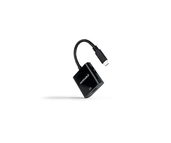 Cable adaptador Type-C a HDMI 4K / 15cm / Negro / 10.16.4102-BK