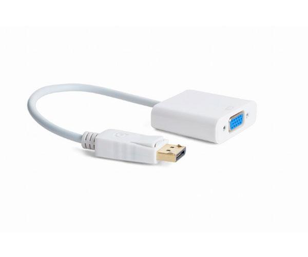 Adaptador DisplayPort a VGA Tipo B / Blanco / Cablexpert a-dpm-VGAf-02-W