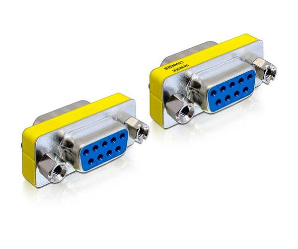 Adaptador Sub-D 9 pines hembra a Sub-D 9 pines hembra / Nedis