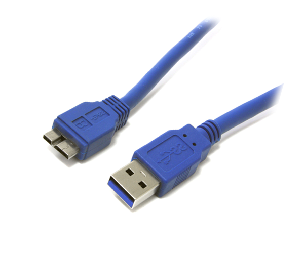 Cable USB 3.0 a Micro USB 3.0 Tipo B  M/M / 0.5m / Cablexpert CCP-MUSB3-AMBM-0.5M