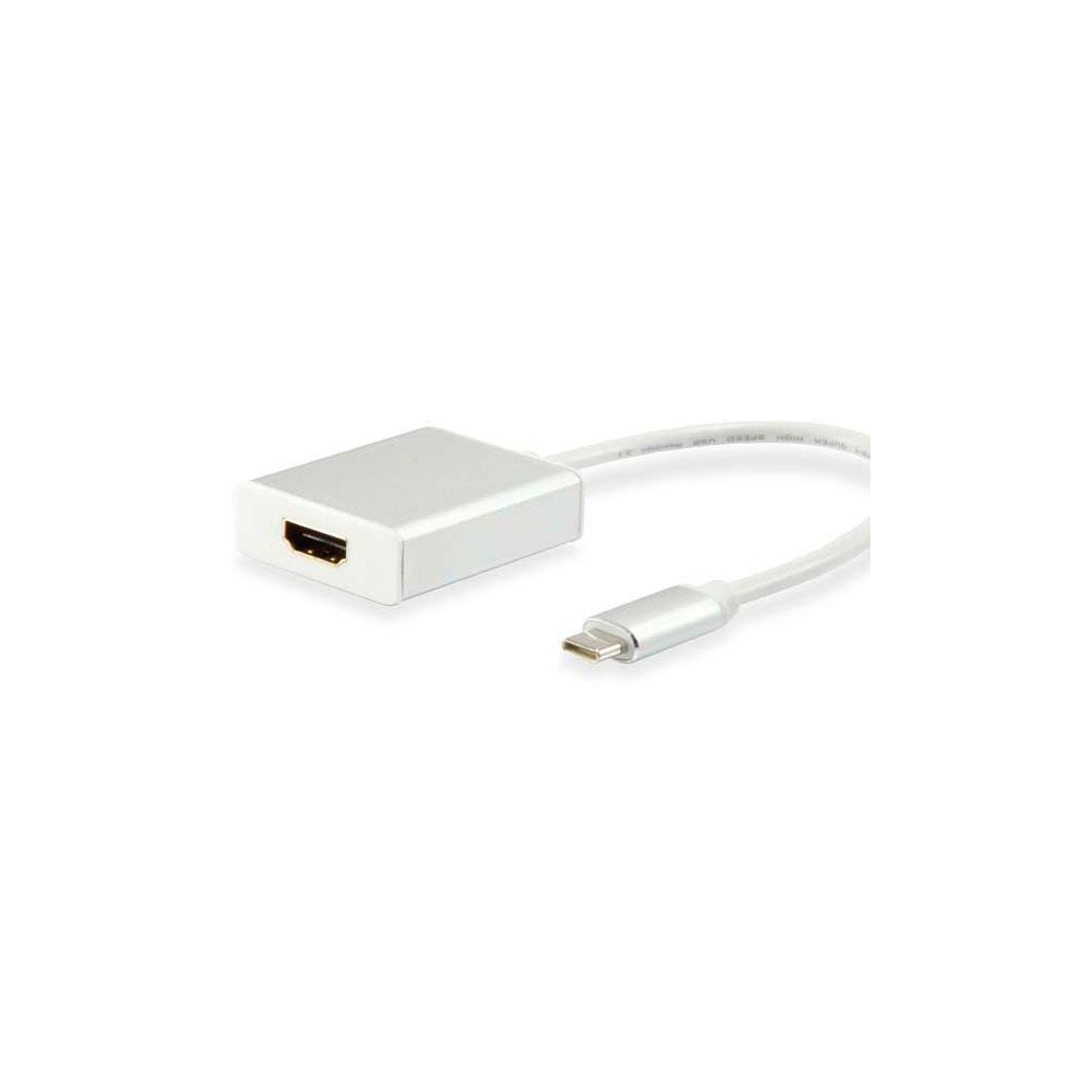 Cable adaptador Type-C a HDMI 4k Hembra / 0.15m /  EQ133452