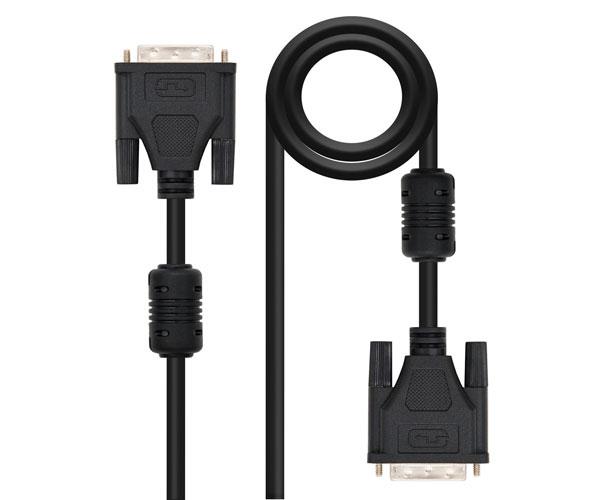 Cable DVI-D single link 18+1 M/M  1.8m / Ferrita / Aisens A117-0086