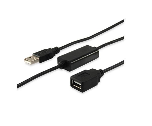 Cable USB amplificador activo USB 2.0 M/H 10 metros / Equip 133310