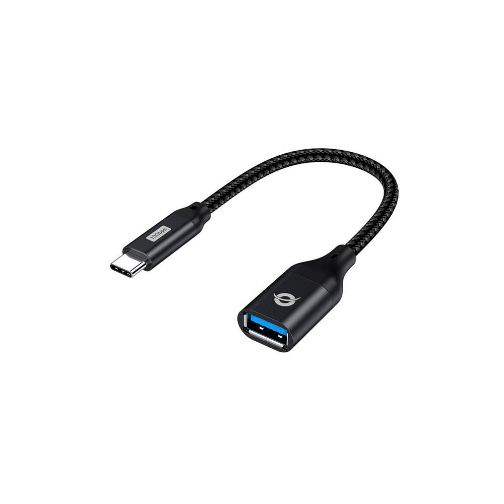 Adaptador OTG Type-C 3.2 Macho a Usb Hembra Conceptronic Abby / ABBY18B