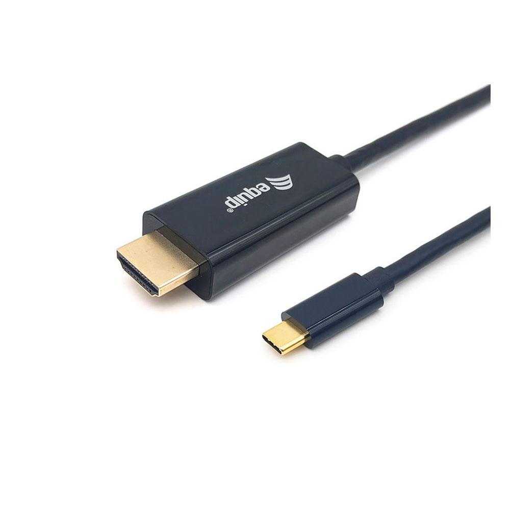 Cable de video Type-C a HDMI 4K/30Hz M/M / 2 m /  Equip / Negro / EQ133412