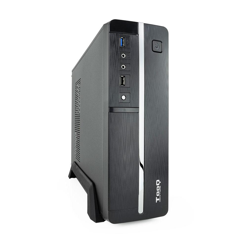 Caja Slim Micro ATX Tooq TQC-3005U3 / Fuente SFX 500w / USB 3.0 / Negra