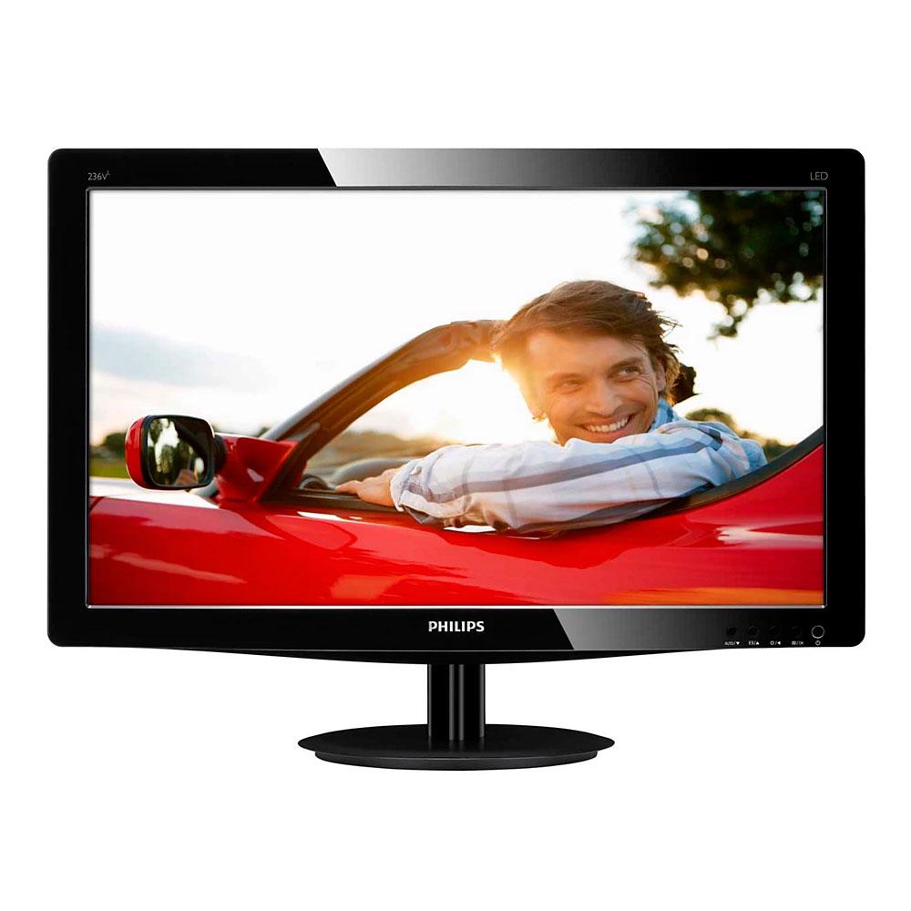 Monitor Reacondicionado LED PHILIPS 236V3L / 23\" IPS / VGA-DP / Negro / Grado B Mancha en la pantalla