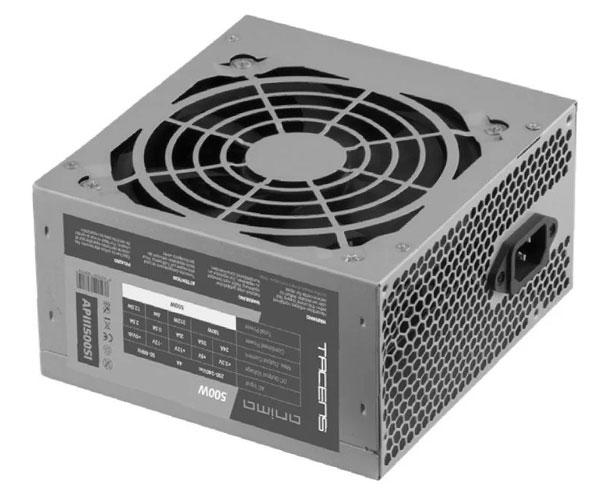 Fuente alimentacion ATX 500w Tacens Anima / Eficiencia 85% / Fan 12x12 / 14Db / APIII500SI