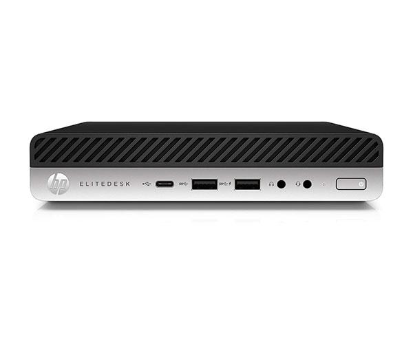 Ordenador Reacondicionado MINI HP EliteDesk 800 G4 / i5-8TH / 8Gb / 256Gb NVME / Win 11 Pro / Sin cable trebol / Grado A