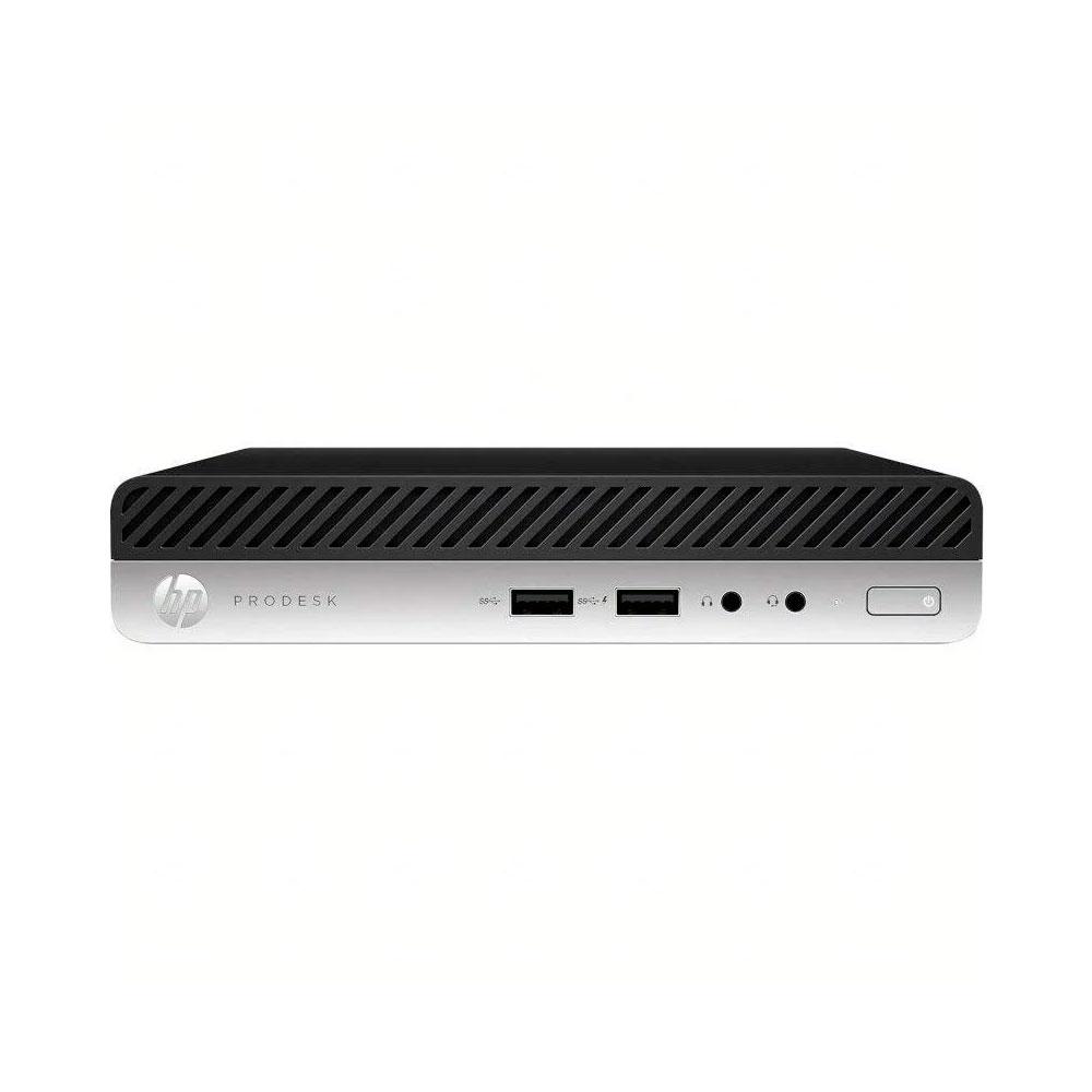 Ordenador Reacondicionado MINI HP ProDesk 400 G5 / i5-8TH / 8Gb / 256 Gb NVME / Win 11 Pro / Sin cable trebol / Grado A