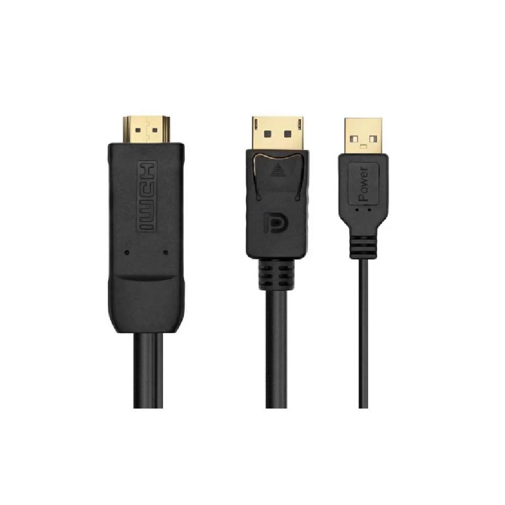 Adaptador conversor activo HDMI 2.0 a Displayport 1.2 M/H / Aisens / A122-0642