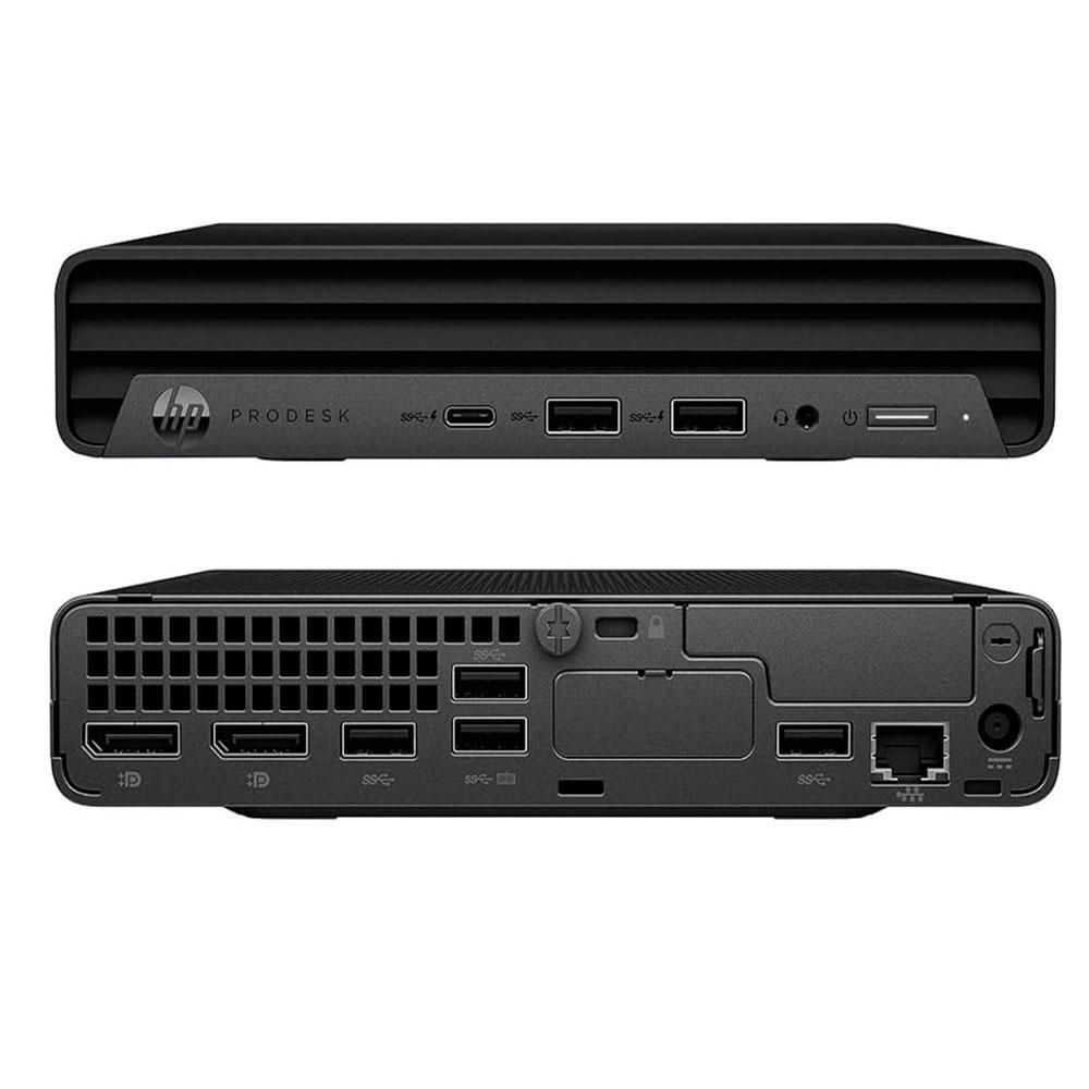 Ordenador Reacondicionado MINI HP 600 g6 / i5-10th / 16Gb / 512Gb M.2 / Win 11 Pro / Sin cable trebol / Grado A / Con VGA