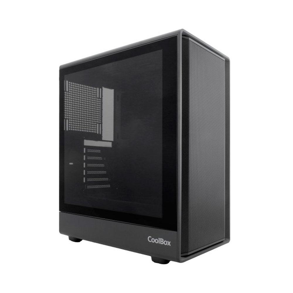 Caja ATX Gaming Coolbox Ga700 Darkside / Lateral cristal templado / Negro / COO-CHA-GA700-0