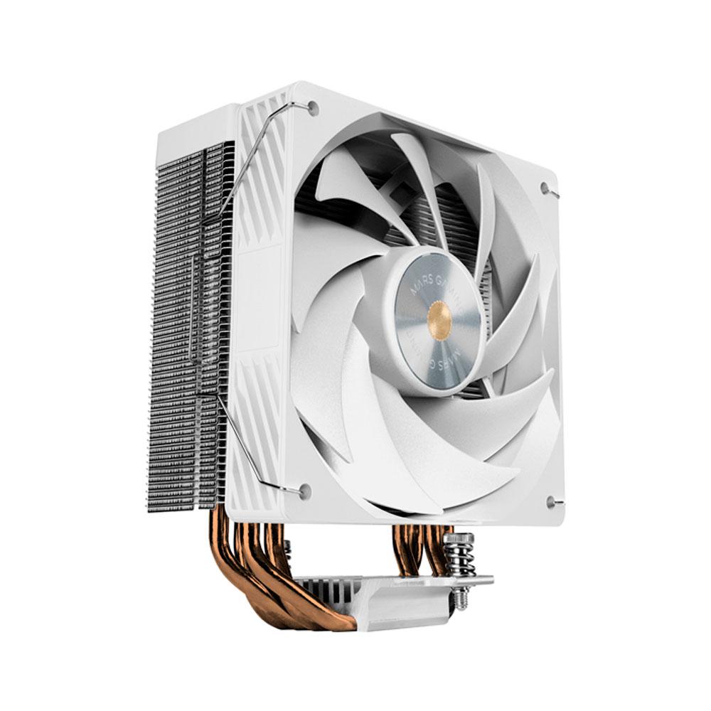 ÷ Ventilador con disipador de cpu mars gaming mcpux4w blanco pwm si 120mm tdp 230w