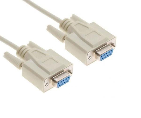 Cable serie null modem db9 h/h 1.8m  10.14.0602
