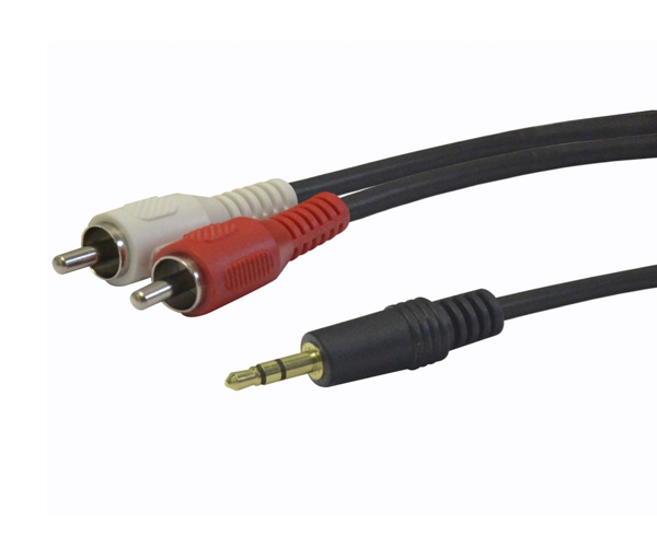 Cable Jack 3.5mm a 2 x rca M/M 5m  Cca-458-5m