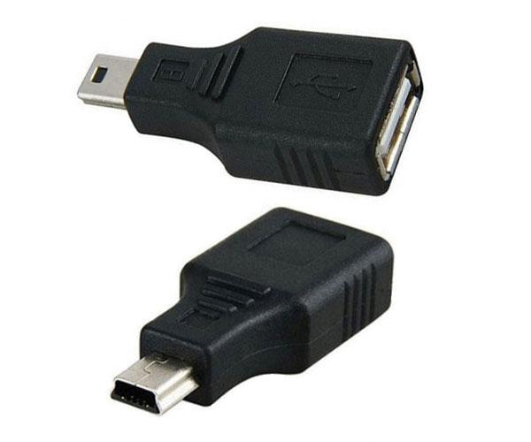 Adaptador Mini USB macho a USB hembra / ausb-miniusb