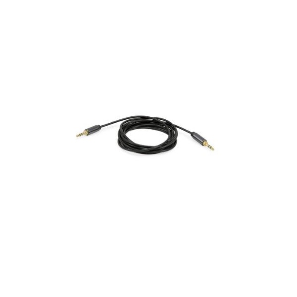 ÷ Cable audio mini jack 3.5mm macho a mini jack 3.5mm macho carcasa metalica alta calidad 2.5m