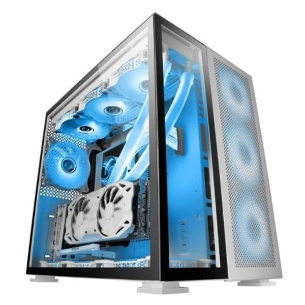 ÷ Caja e-atx mars gaming mc-nova custom xxl lateral y parte de frontal en cristal templad