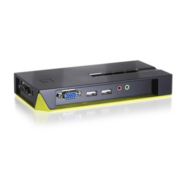 ÷ Conmutador automatico sobremesa level one v/t/m 1a4 cpus usb con audio cables incluidos