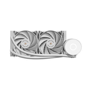 ÷ Sistema de refrigeracion liquida profesional mars gaming mlpro240w blanco 2x120mm fdb cobre intel am
