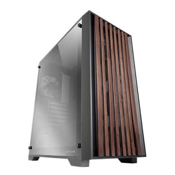 ÷ Caja atx mars gaming mcwoodc madera y cristal cromado 2x3.5 3x2.5 gpu 365mm