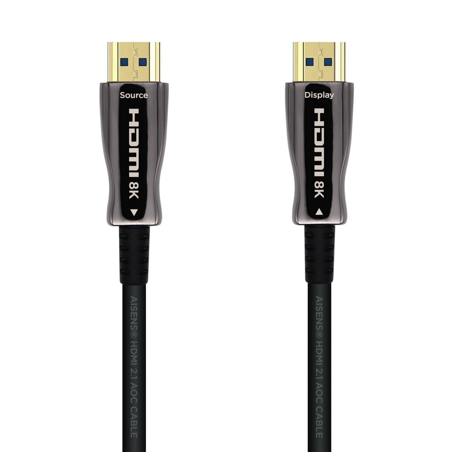 ÷ Aisens - cable hdmi v2.1 aoc ultra alta velocidad / hec 8k@60hz 4k@120hz 4:4:4 48gbps, a/m-a/m, negr