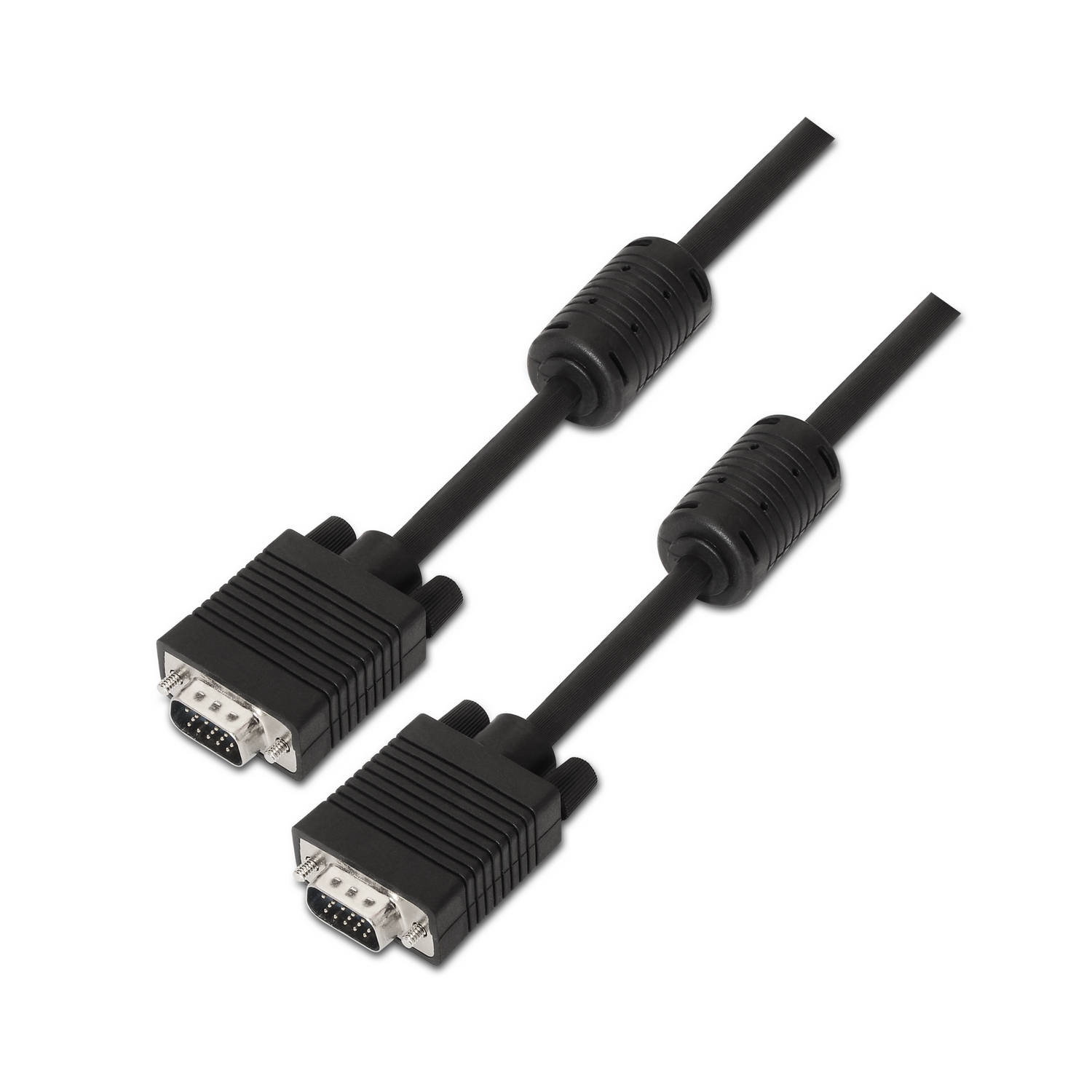 ÷ Aisens - cable svga con ferrita, hdb15/m-hdb15/m, negro, 6.0m