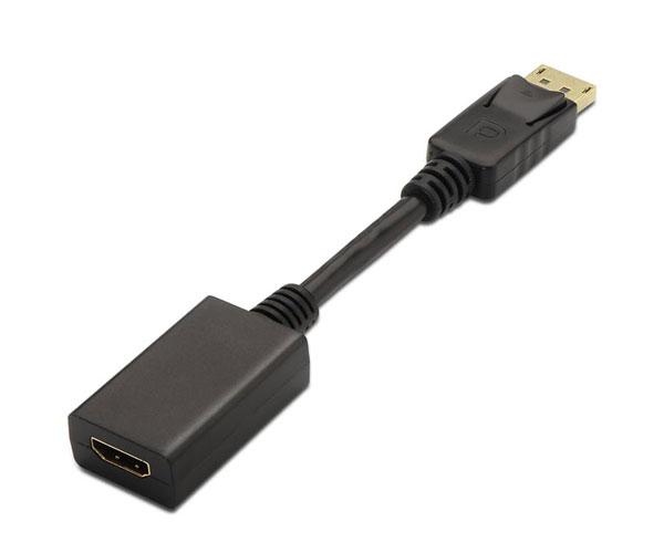 Adaptador DisplayPort a HDMI  M/H / 15cm / Negro / Nanocable  10.16.0502