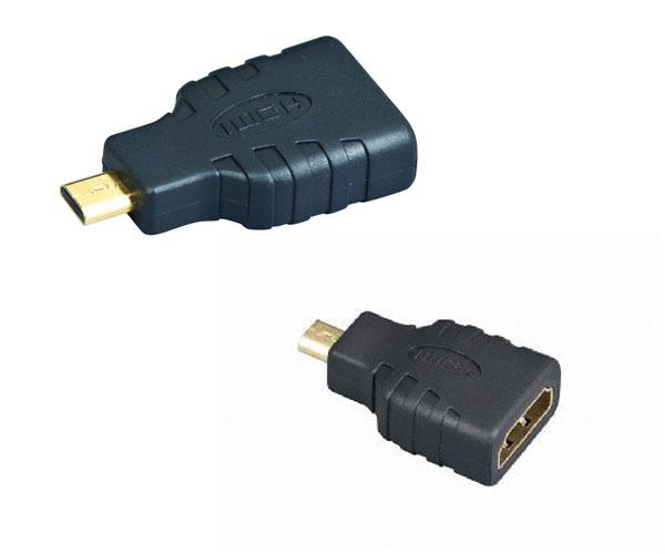 Adaptador HDMI hembra a Micro HDMI macho / Gembird / A-HDMI-FD