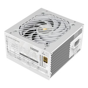 ÷ Fuente de alimentacion mars gaming 1000w atx 80+ gold 140mm silent blanco