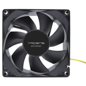 ÷ Ventilador interno tacens anima af8x2 8x8 bajo ruido 12db, fluxus bearing pack  2 negro