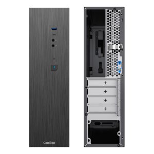 ÷ Caja microatx slim coolbox t370-bz 2x2.5? gpu 251max low profile  fuente 300sbz 80+ bronze