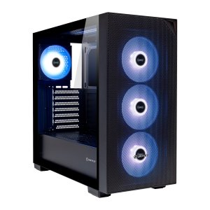 ÷ Caja e-atx unyka revelat mesh black 2x3.5\" 2x2.5\" 2xusb3.0 1xusb-c gpu 425mm