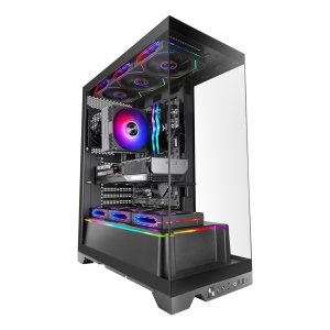 ÷ Caja atx mars gaming mcprisma negro triple cristal templado gpu max. 430mm 4x2.5