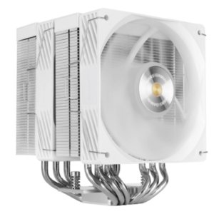 ÷ Ventilador con disipador de cpu mars gaming mcpux26prow tdp 350w doble torre pwm fdb blanco
