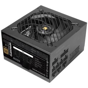 ÷ Fuente modular mars gaming 650w mpb650psi atx3.1 80+gold pfc activo pcie5.1 12v-2x6 dc-dc smd negro