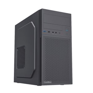 ÷ Caja micro atx coolbox m680 coo-pcm680-0 frontal rejilla disipador max 140mm gpu max negro
