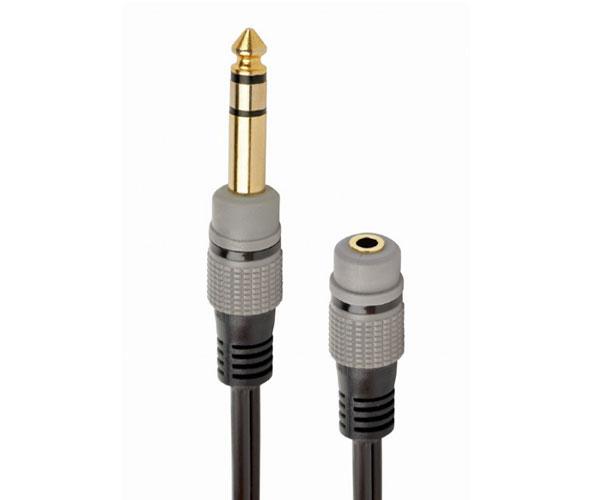 Cable Audio Jack 6.3mm Macho a Jack 3.5mm Hembra / 0.2m / Cablexpert  A-63m35f-0.2m